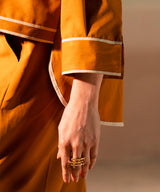 Caramel Striped Button Down shirt - Halo Retail