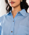 Cloud Blue Button Shirt - Halo Retail