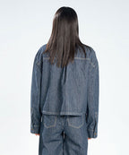 Indigo Pinstripe Shirt