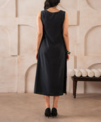 Line Art Slate Dress - Halo Retail