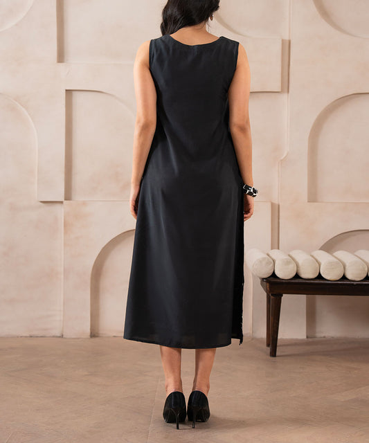 Line Art Slate Dress - Halo Retail