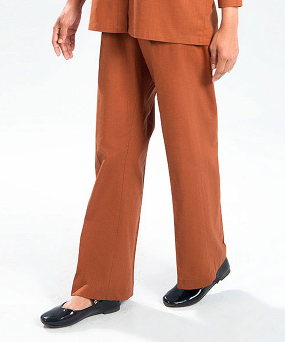 Rust Straight Leg Pants