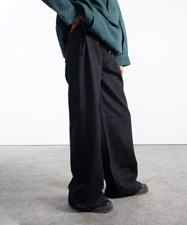 Dark Wash Wide Leg Jeans - Halo Retail