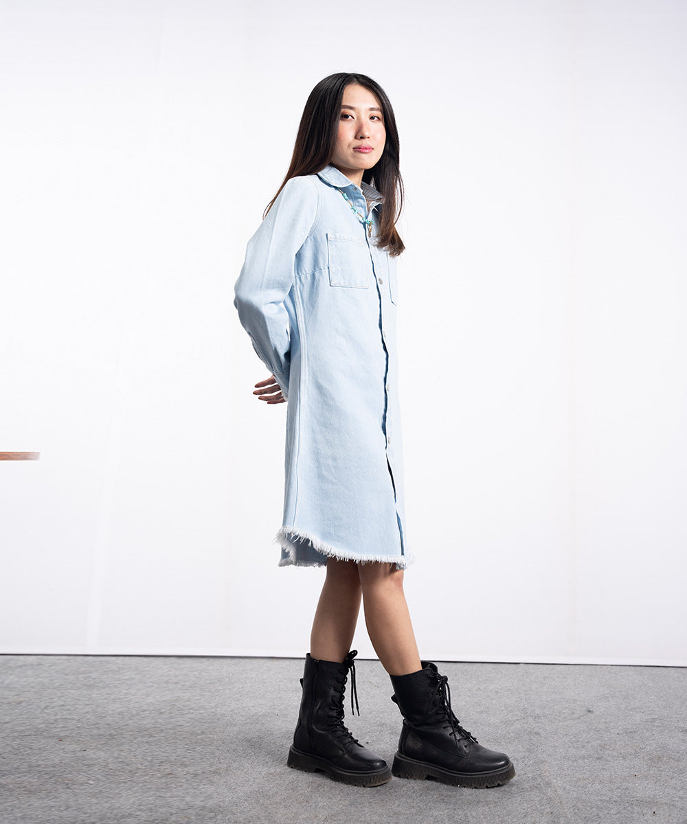 Light Wash Denim Dress