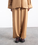 Mustard Pleated Trouser - Halo Retail