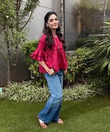Jacquard Laced Top - Halo Retail