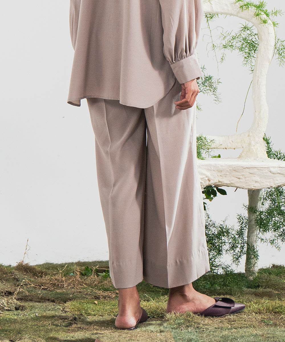 Peach Rayon Trouser - Halo Retail