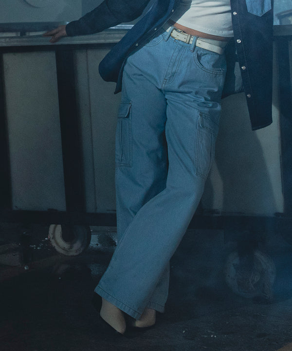 Sky Blue Cargo Pants - Halo Retail
