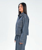Indigo Pinstripe Shirt