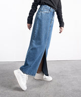 Light Wash Midi Skirt - Halo Retail
