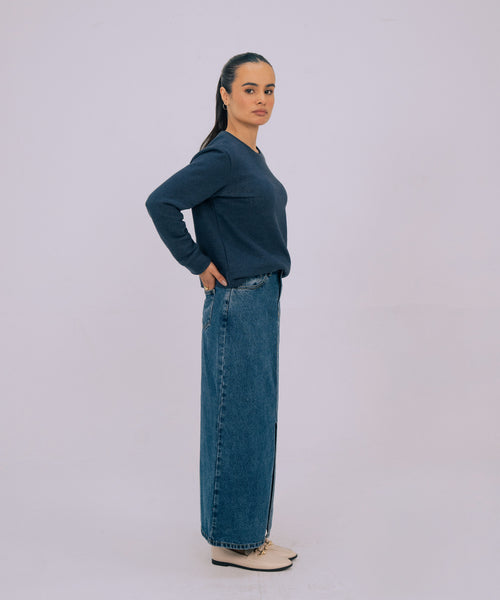 Basic Roundneck Sweatshirt - Halo Retail