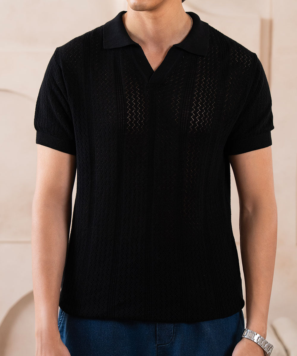 Phantom Knit Polo - Halo Retail