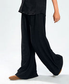 Crinkled Wide Pants