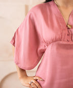 Rose Silk Muse Dress - Halo Retail