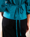 Cyan Tie Top - Halo Retail