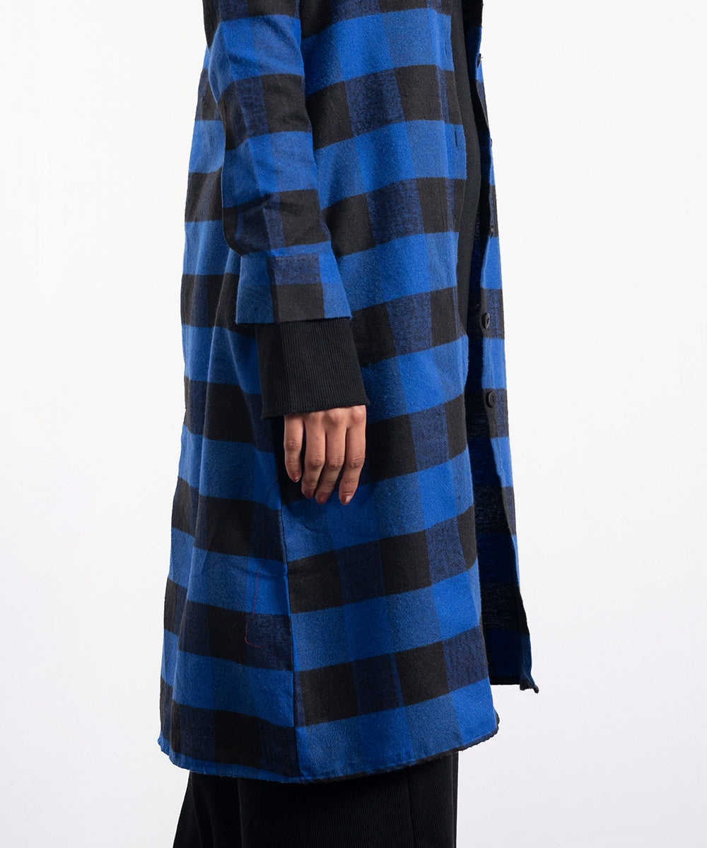 Flannel midi Dress