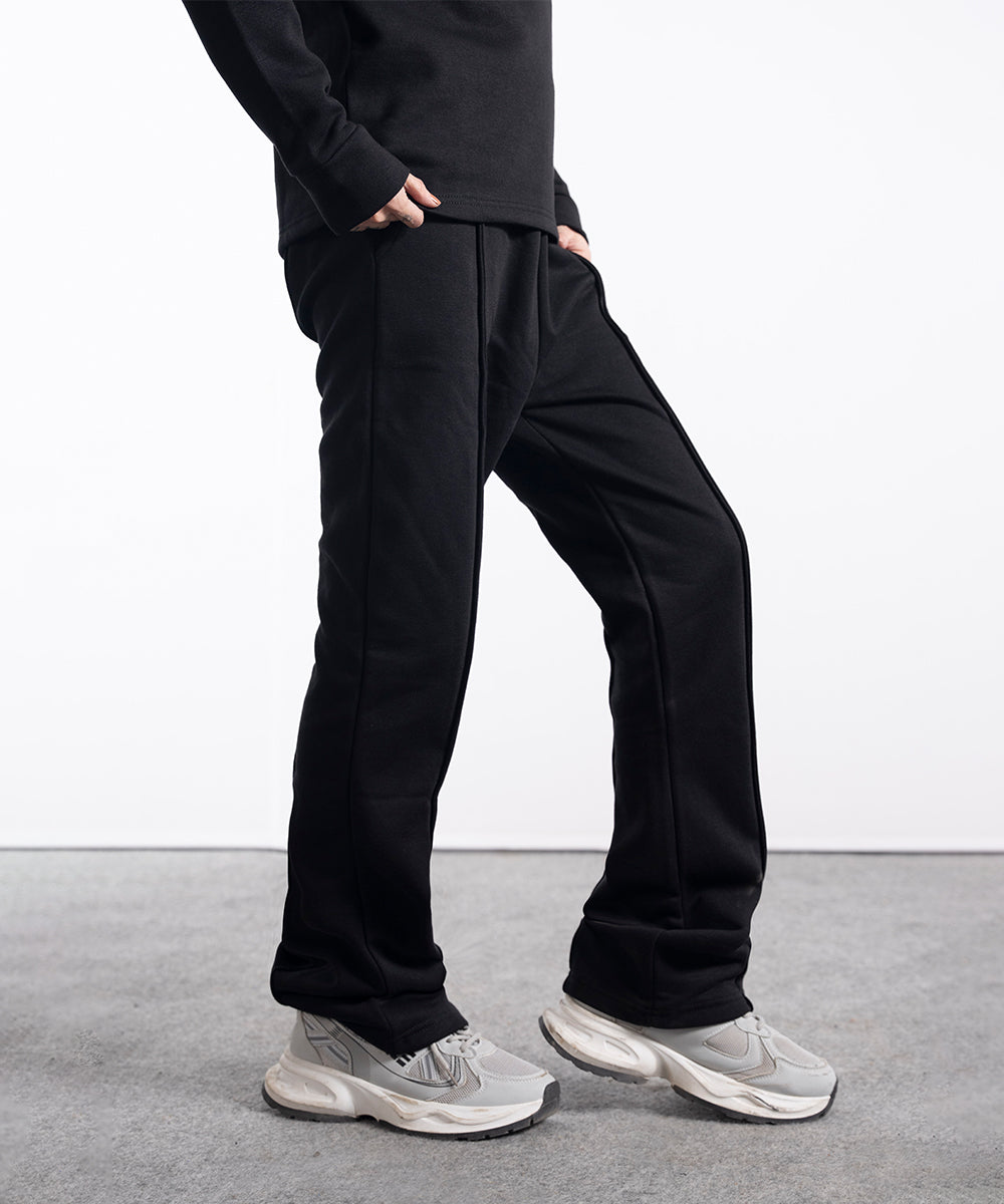 Pleated Fleece Pants