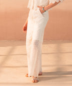 Chikan Kari Wide Leg Pants - Halo Retail
