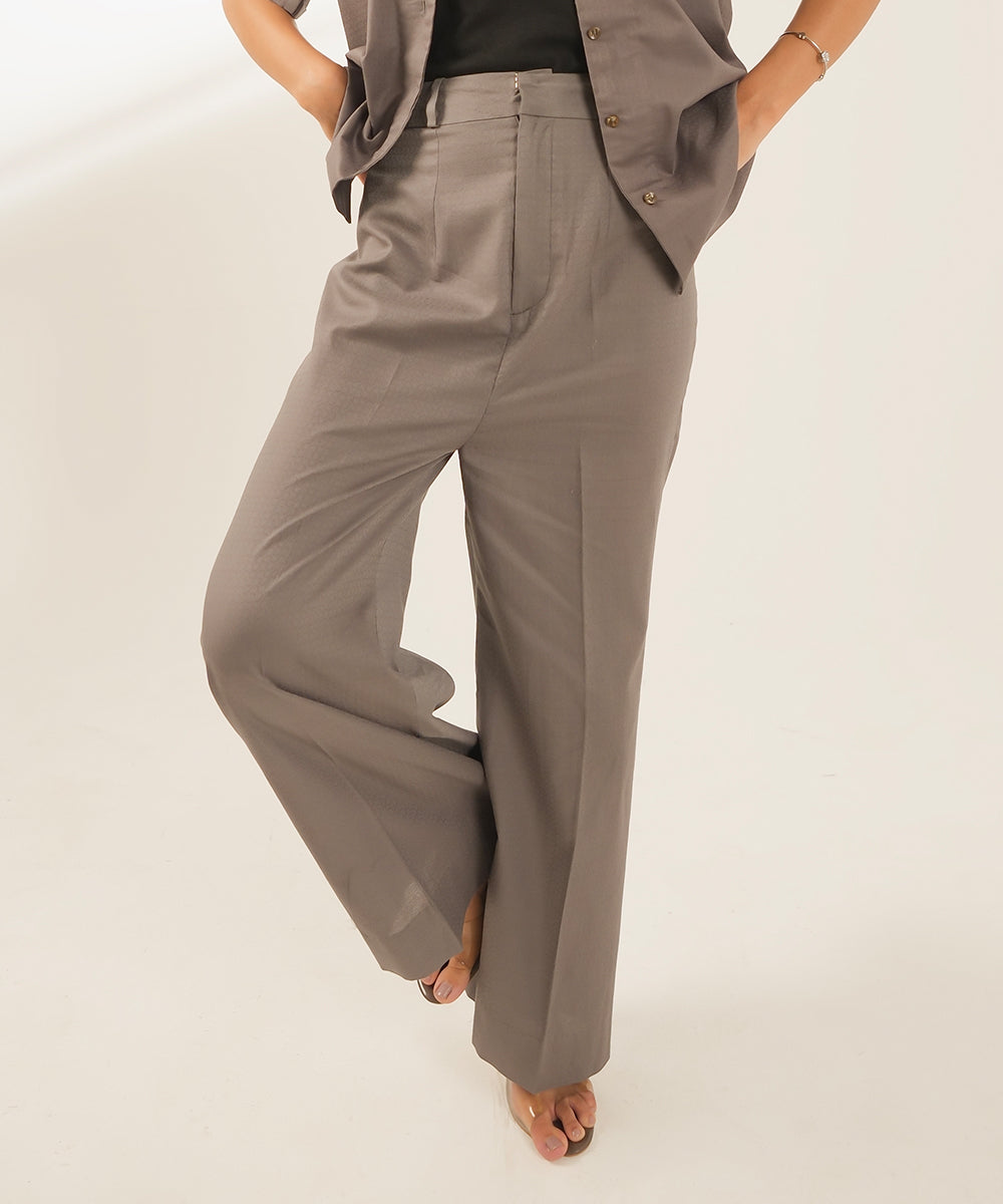 Textured Jacquard Pants - Halo Retail