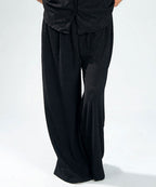 Crinkled Wide Pants