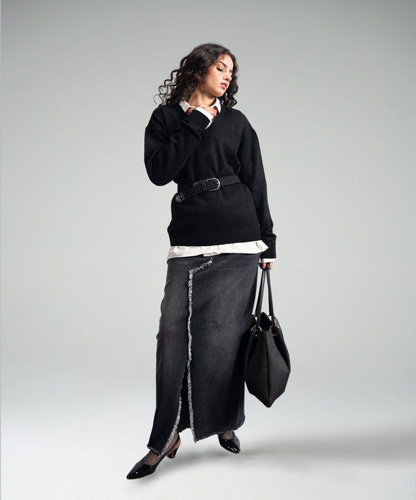 V-Neck Sweater - Halo Retail