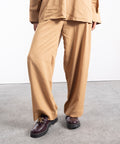 Mustard Pleated Trouser - Halo Retail