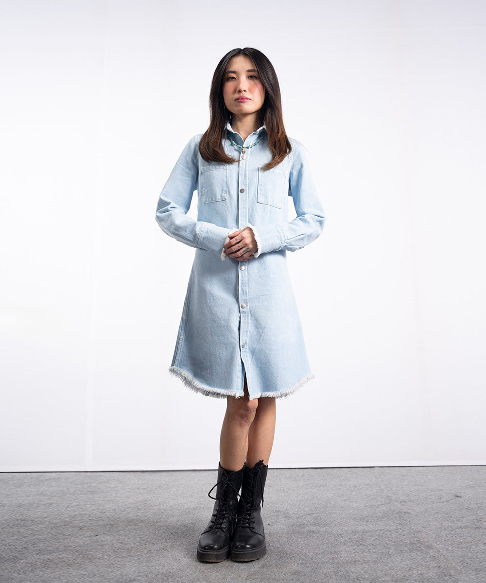 Light Wash Denim Dress