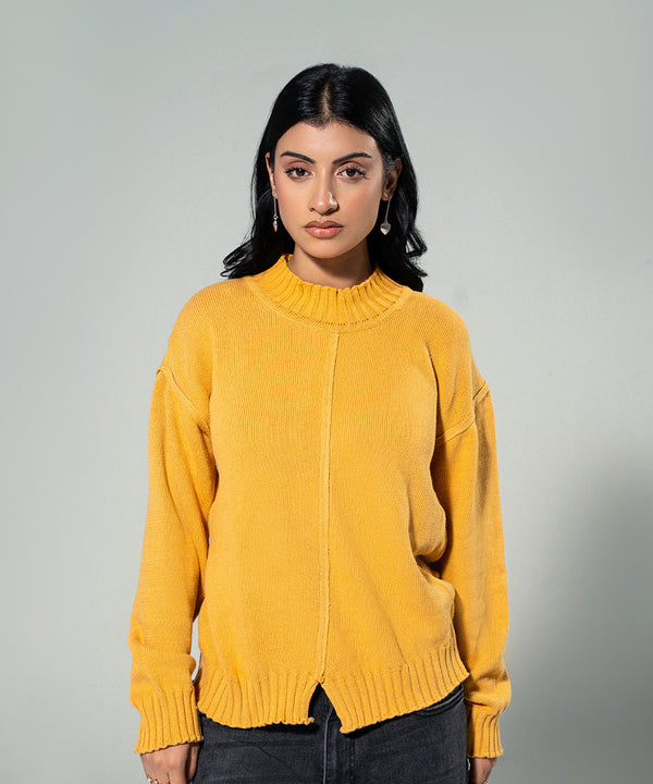 Mira Pleate Sweater