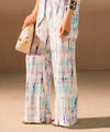 Printed Wide Leg Trouser - Halo Retail