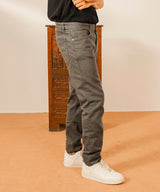 Grey Straight Fit Denim Pants - Halo Retail