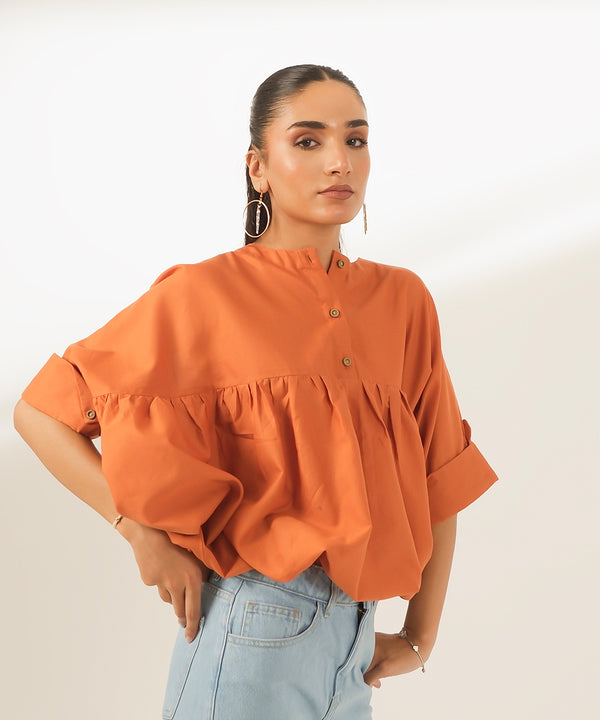 Textured Jacquard Top