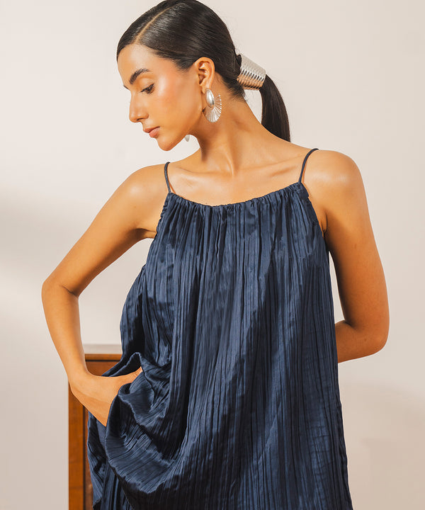 Blue Spaghetti Top