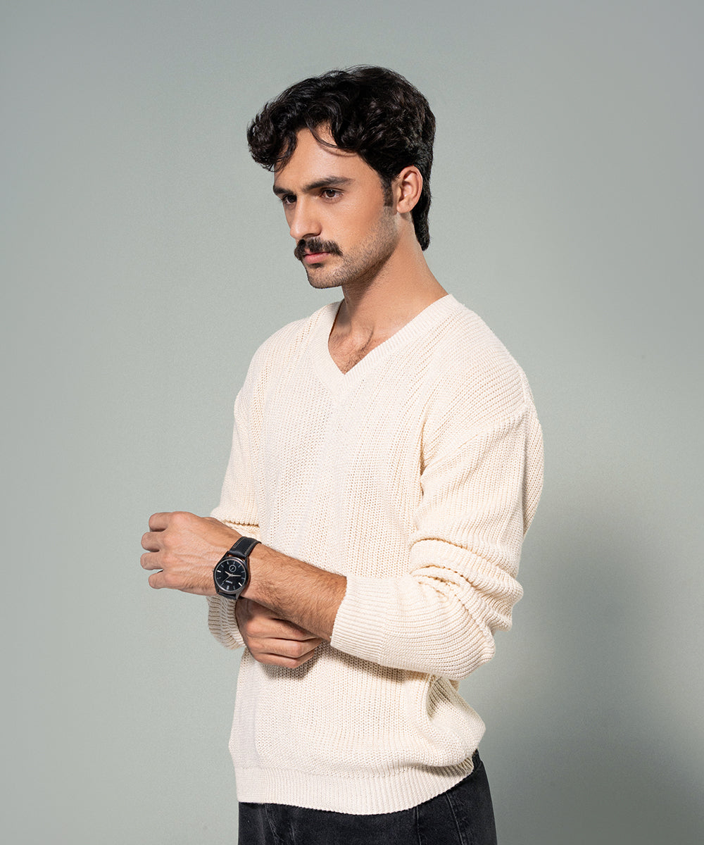 Grain Knit Sweater (M) - Halo Retail