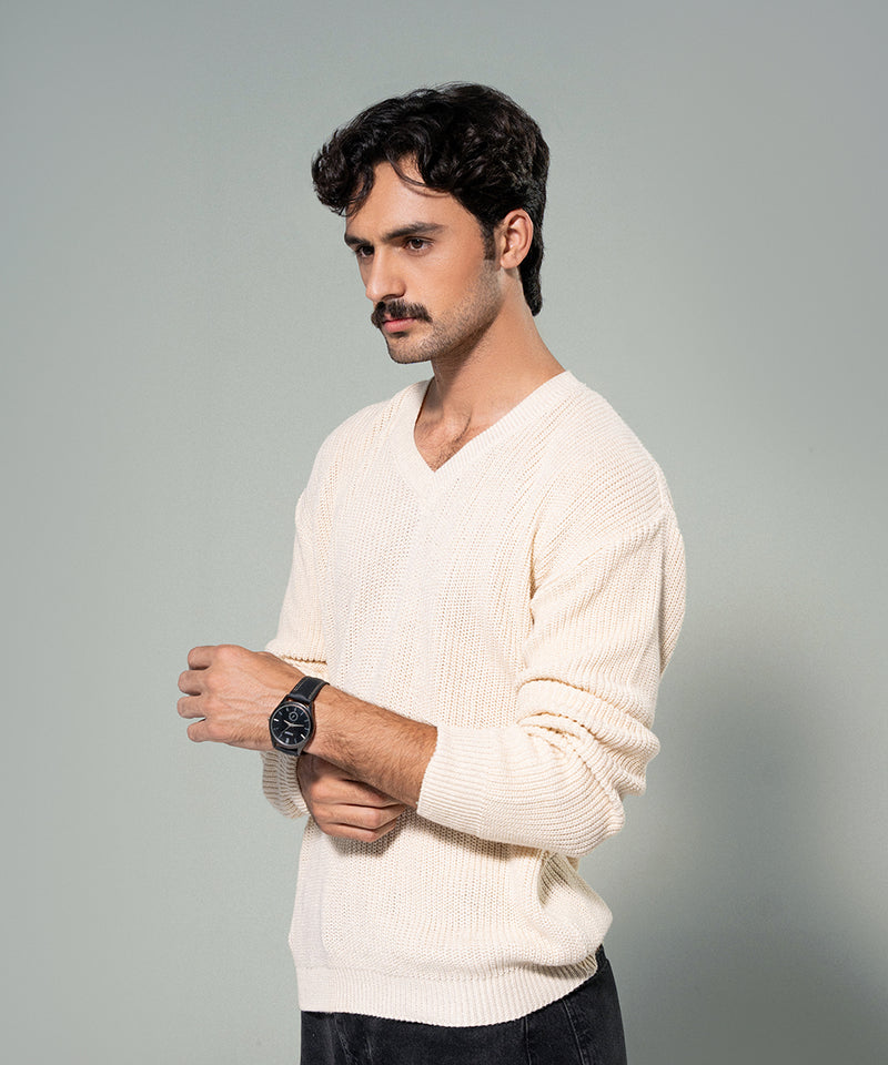 Grain Knit Sweater (M) - Halo Retail