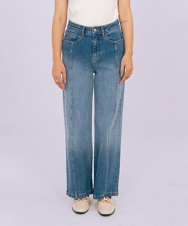High Waist Top Stitch Denim - Halo Retail