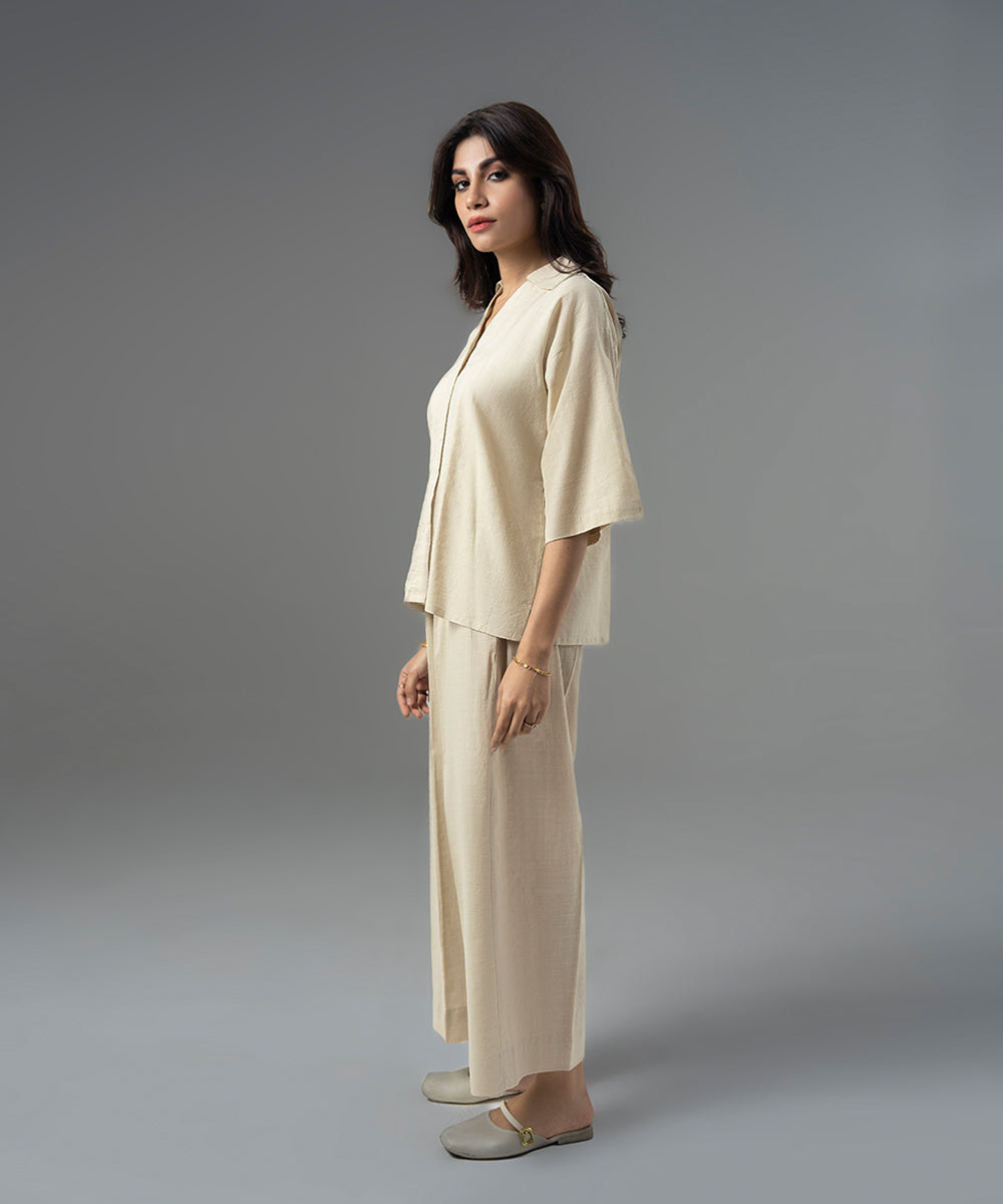 Textured Neutral Shirt - Halo Retail