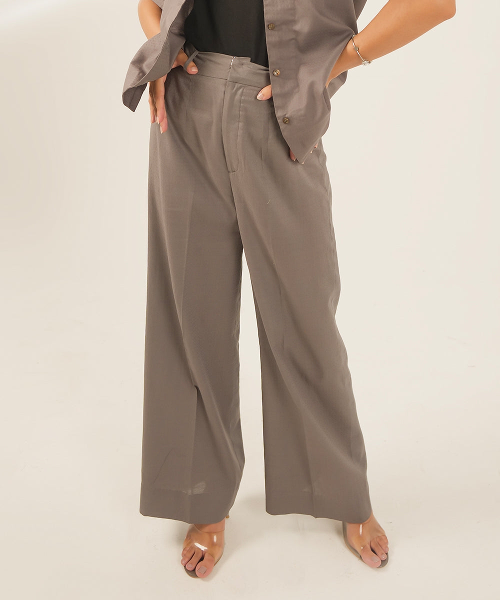 Textured Jacquard Pants - Halo Retail