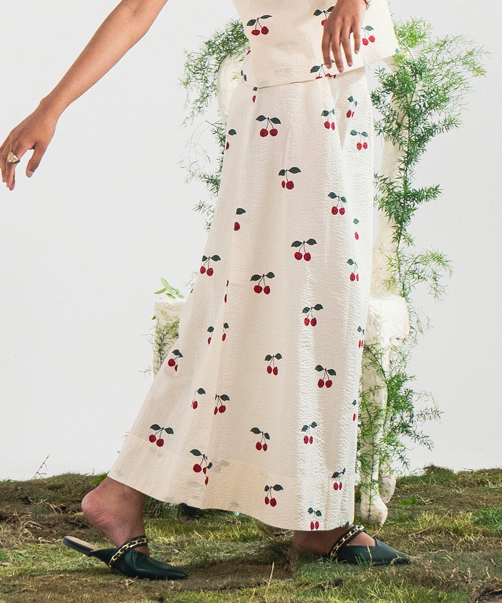 Printed Cherry Skirt - Halo Retail