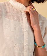 Chikan Kari Short Length Top - Halo Retail
