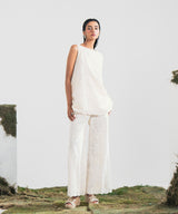 Embroidered Sleeveless Top - Halo Retail