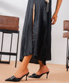 Midnight Crush Slit Dress - Halo Retail
