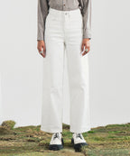 White High Waist Pants - Halo Retail