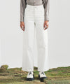 White High Waist Pants - Halo Retail