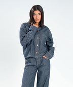 Indigo Pinstripe Shirt