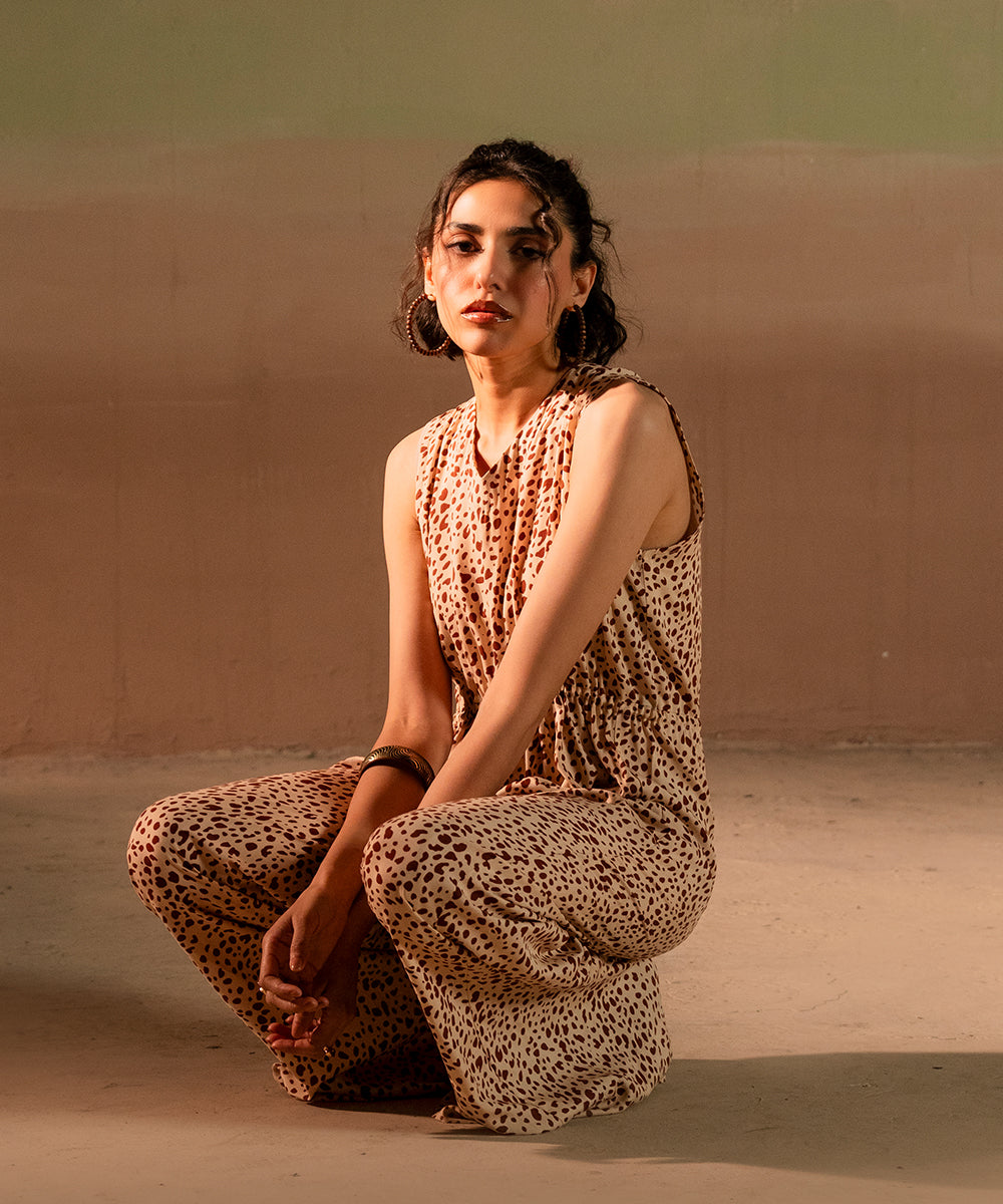 Printed Jumpsuit - Halo Retail