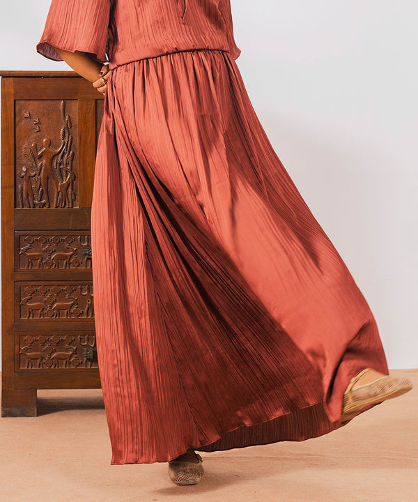 Brown Crush Skirt - Halo Retail