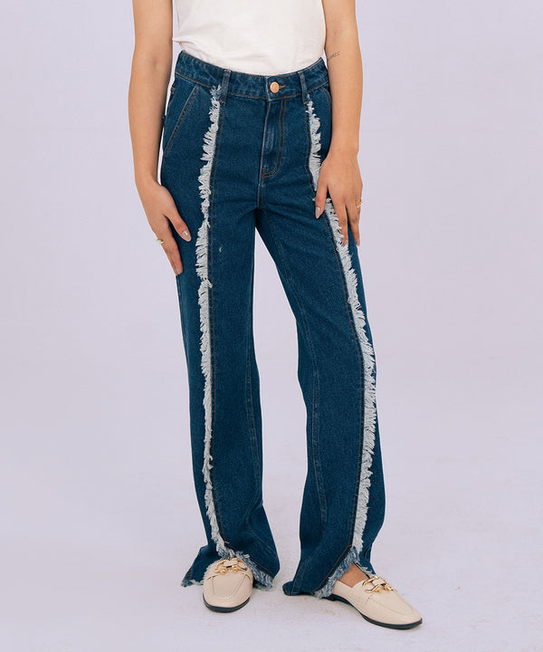 Boot-Cut frey Denim Pants - Halo Retail
