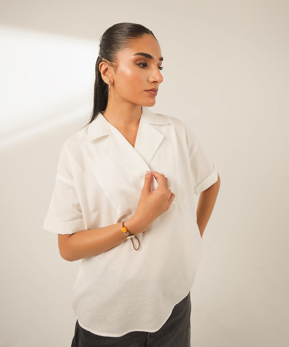 Textured Jacquard Top - Halo Retail