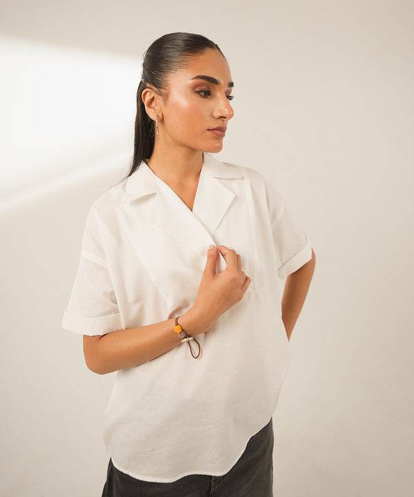 Textured Jacquard Top
