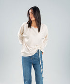 Textured Cinch Top